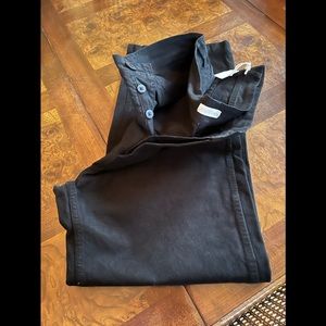 NWT Jesse Kamm Cali Slim Black Canvas Pants Sz 16